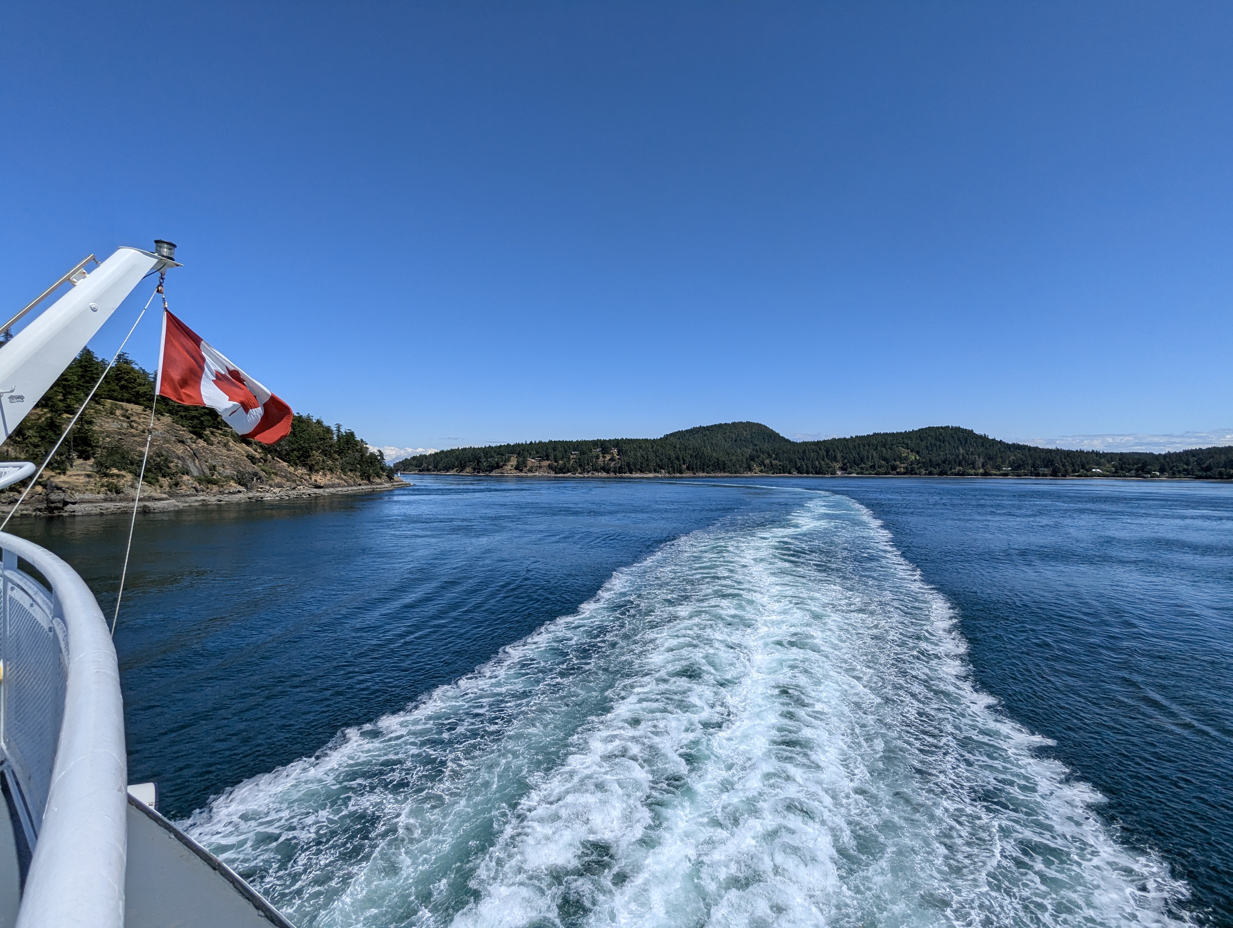 Birthday Trip to Canada, Ferry, Vancouver Island, British Columbia